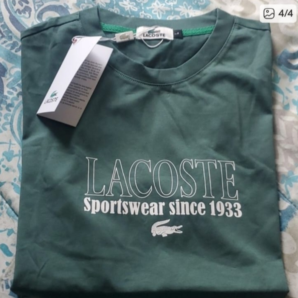 Lacoste Green Sportswear T-Shirt